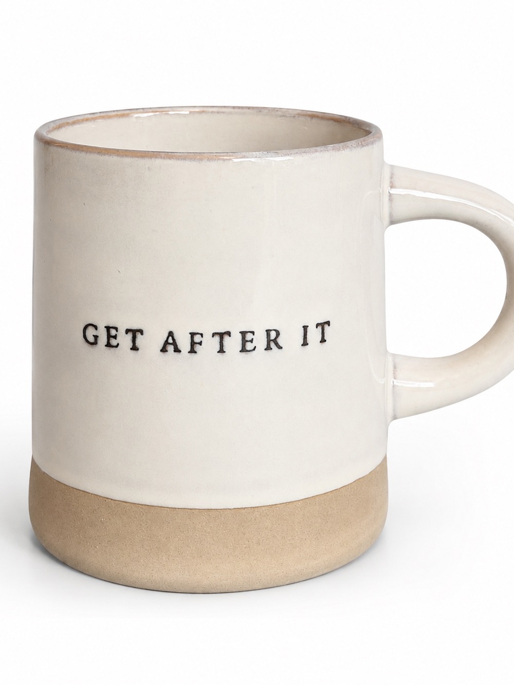 Hearth & Hand Magnolia “Get After It” Stoneware Coffee Mug Rustic Farmhouse